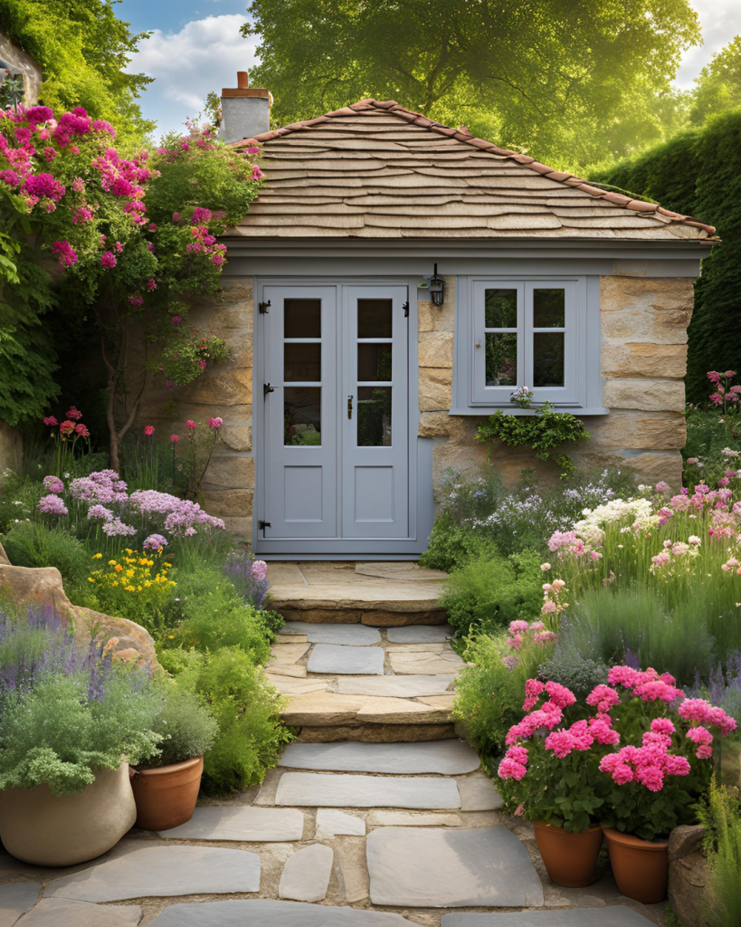 Gartenhaus aus Stein