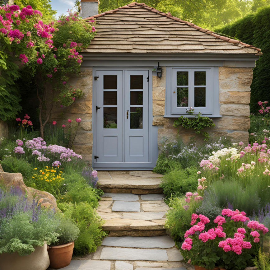 Gartenhaus aus Stein