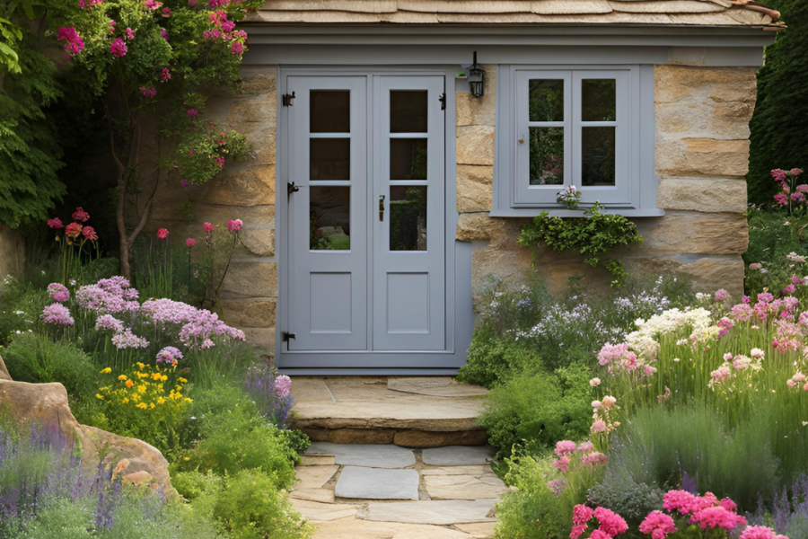 Gartenhaus aus Stein