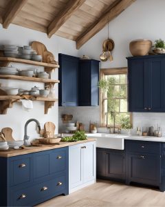 blaue Küche Lana Home and garden